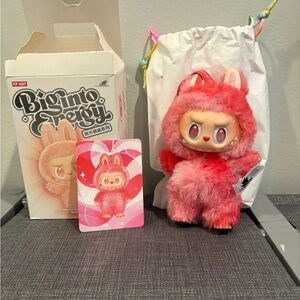 POP MART Labubu Big Into Energy “Love” Plush Figure – Designer Toy Authentic